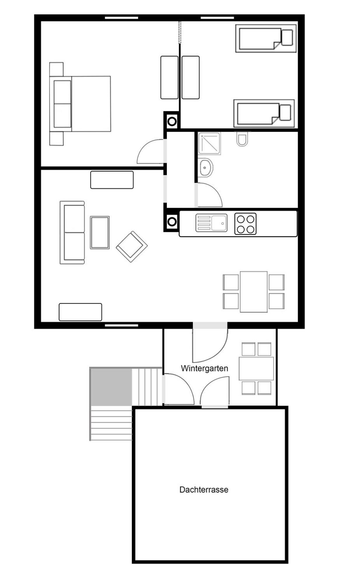 Wohnung Mit Wintergarten Wittmund Bagian luar foto
